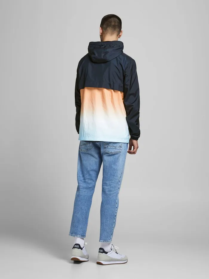 Jackets JACK and JONES Mens COLOUR BLOCK LIGHTWEIGHT JACKET Blue Dark Navy