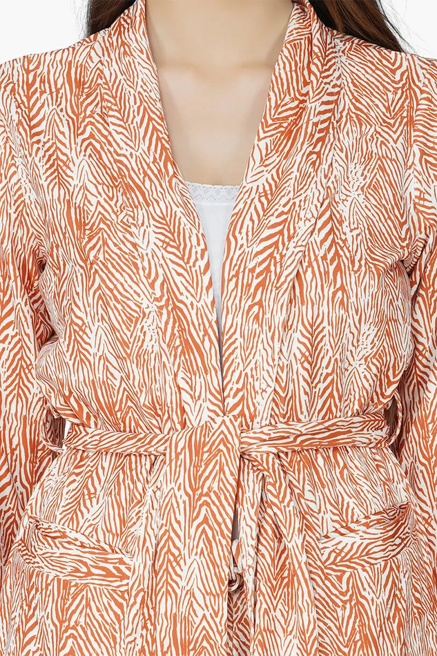 Jackets Women America and Beyond Hazel Animal Printed Jacket Jackets Women America and Beyond Hazel Animal Printed Jacket