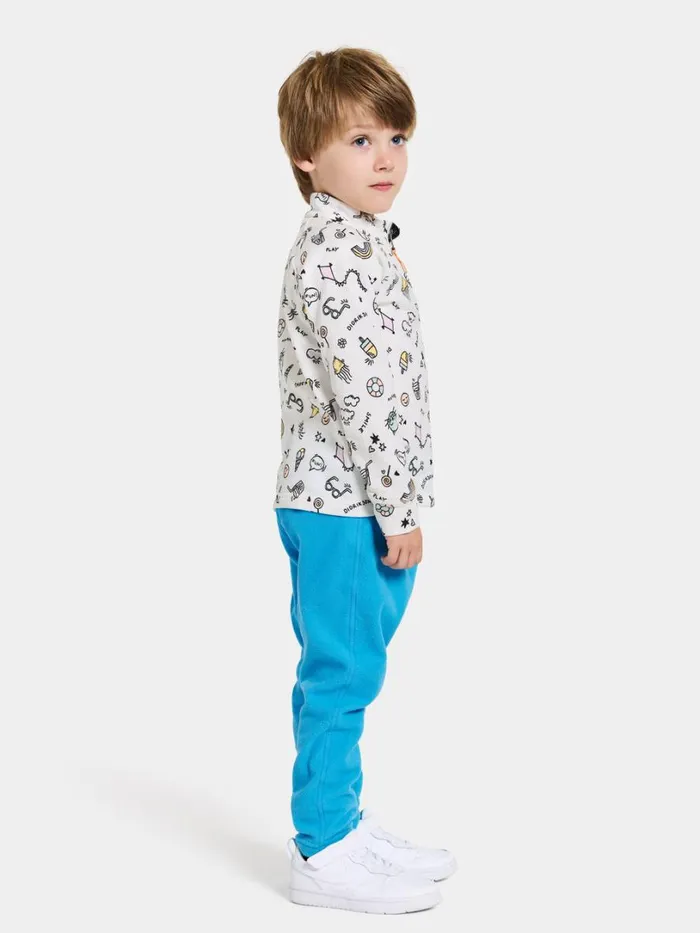 Jadis Printed Kids039 Full Zip Doodle Multi Kids Didriksons Fleece and Midlayers