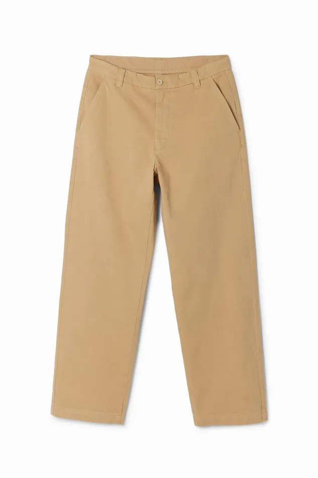 Jeans And Trousers Men Desigual Long Pants With Pockets Brown