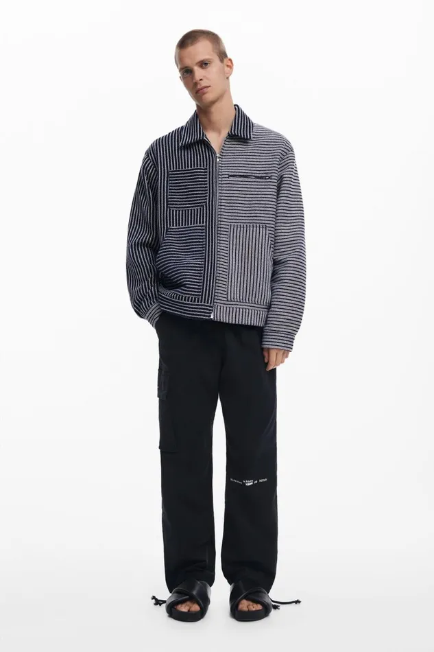 Jeans And Trousers Men Desigual Trousers Black
