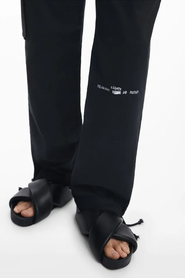 Jeans And Trousers Men Desigual Trousers Black