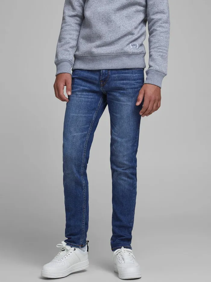Jeans JACK and JONES Junior BOYS GLENN ORIGINAL SLIM FIT JEANS Blue Blue Denim Jeans JACK and JONES Junior BOYS GLENN ORIGINAL SLIM FIT JEANS Blue Blue Denim