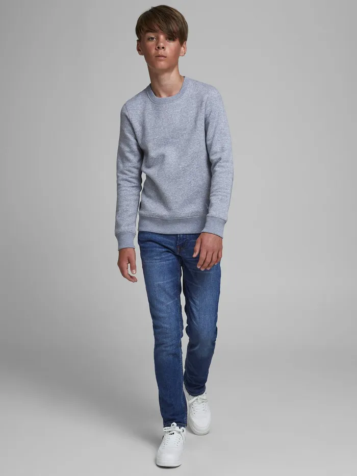 Jeans JACK and JONES Junior BOYS GLENN ORIGINAL SLIM FIT JEANS Blue Blue Denim