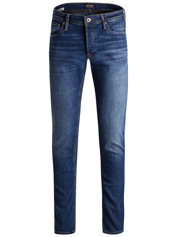 Jeans JACK and JONES Junior BOYS GLENN ORIGINAL SLIM FIT JEANS Blue Blue Denim