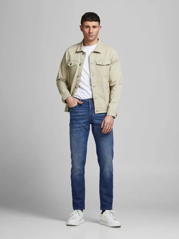 Jeans JACK and JONES Mens CLARK ICON BL 943 REGULAR FIT JEANS Blue Blue Denim