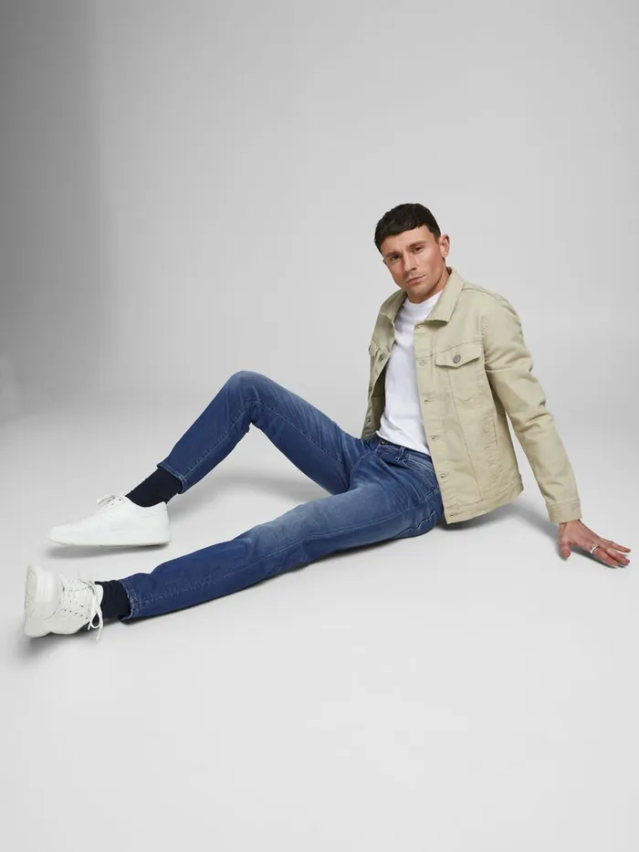 Jeans JACK and JONES Mens CLARK ICON BL 943 REGULAR FIT JEANS Blue Blue Denim