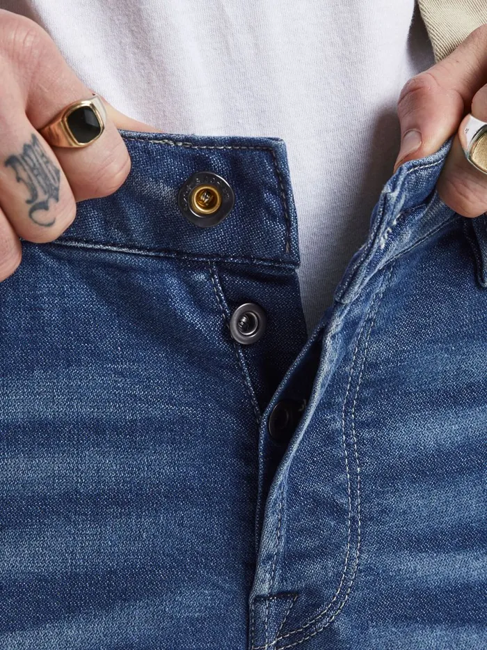 Jeans JACK and JONES Mens CLARK ICON BL 943 REGULAR FIT JEANS Blue Blue Denim