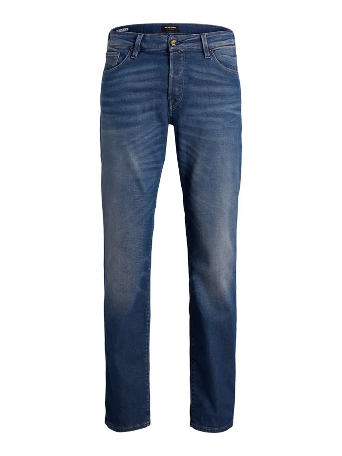 Jeans JACK and JONES Mens CLARK ICON BL 943 REGULAR FIT JEANS Blue Blue Denim