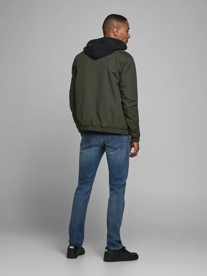 Jeans JACK and JONES Mens GLENN FELIX JOS 194 50SPS SLIM FIT JEANS Blue Blue Denim