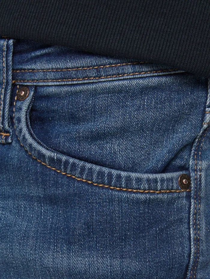 Jeans JACK and JONES Mens GLENN FELIX JOS 194 50SPS SLIM FIT JEANS Blue Blue Denim