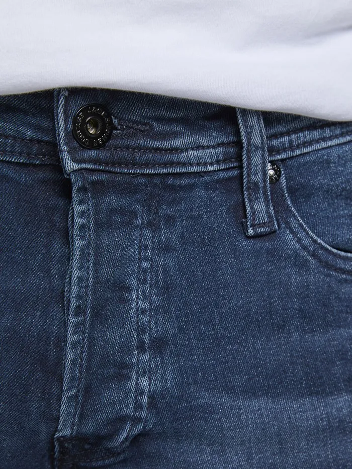 Jeans JACK and JONES Mens GLENN ORIGINAL AM 812 SLIM FIT JEANS Blue Blue Denim
