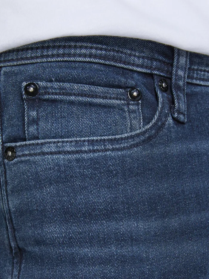 Jeans JACK and JONES Mens GLENN ORIGINAL AM 812 SLIM FIT JEANS Blue Blue Denim