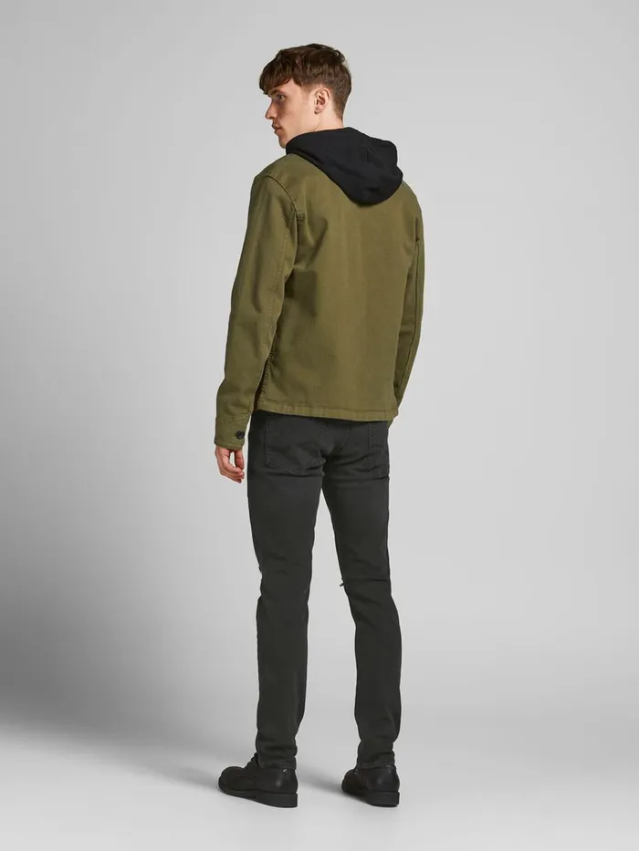 Jeans JACK and JONES Mens GLENN ORIGINAL CJ 806 SLIM FIT JEANS Black Black Denim
