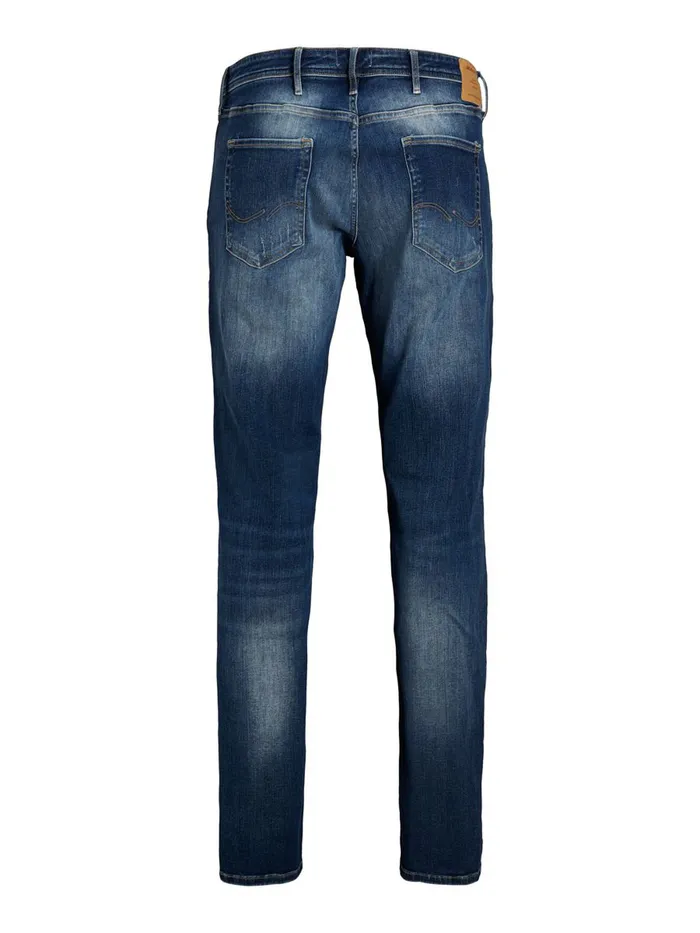 Jeans JACK and JONES Mens GLENN ORIGINAL PLUS SIZE SLIM FIT JEANS Blue Blue Denim