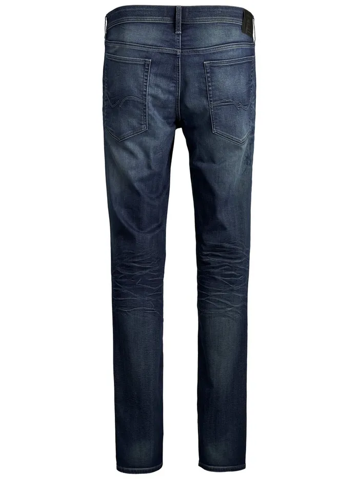 Jeans JACK and JONES Mens JJIGLENN JJORIGINAL JOS 297 IK PS PLUS SIZE SLIM FIT JEANS Blue Blue Denim