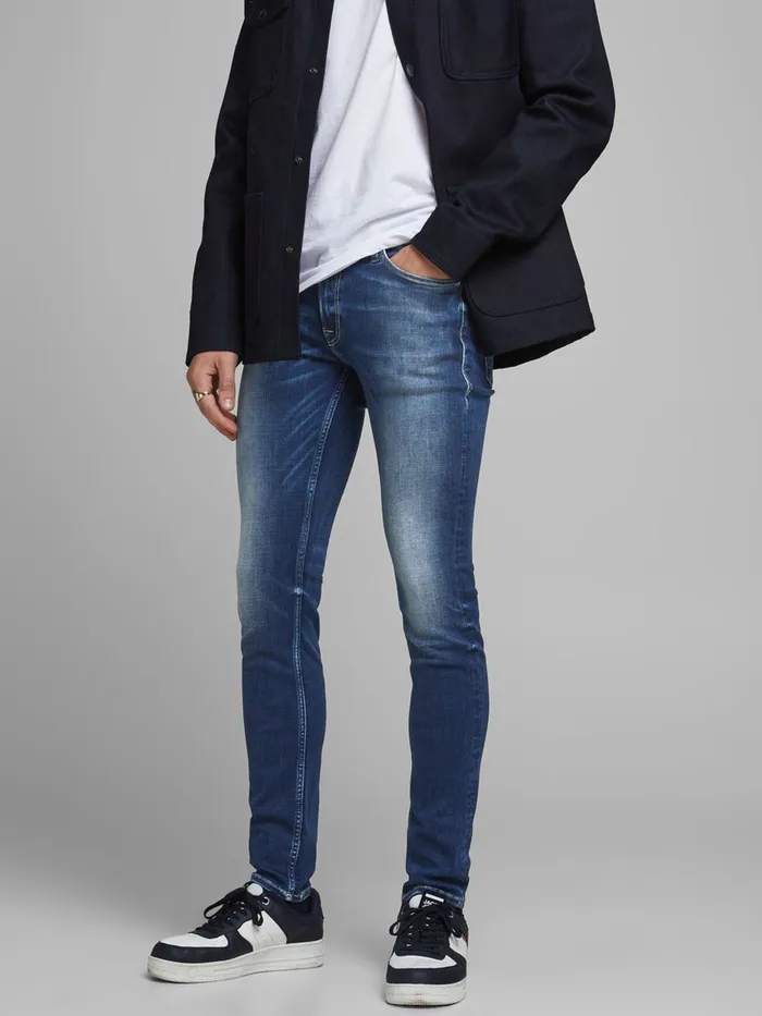 Jeans JACK and JONES Mens LIAM ORIGINAL CJ 315 50SPS SKINNY FIT JEANS Blue Blue Denim Jeans JACK and JONES Mens LIAM ORIGINAL CJ 315 50SPS SKINNY FIT JEANS Blue Blue Denim