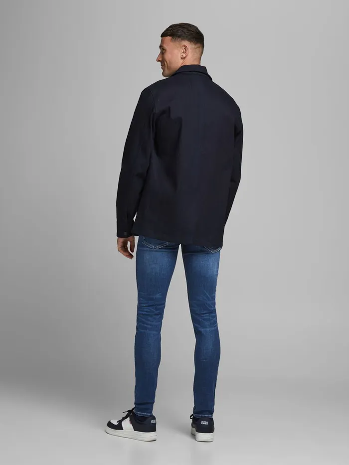 Jeans JACK and JONES Mens LIAM ORIGINAL CJ 315 50SPS SKINNY FIT JEANS Blue Blue Denim