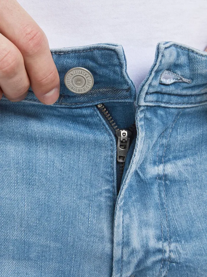 Jeans JACK and JONES Mens LIAM ORIGINAL JOS 351 SKINNY FIT JEANS Blue Blue Denim