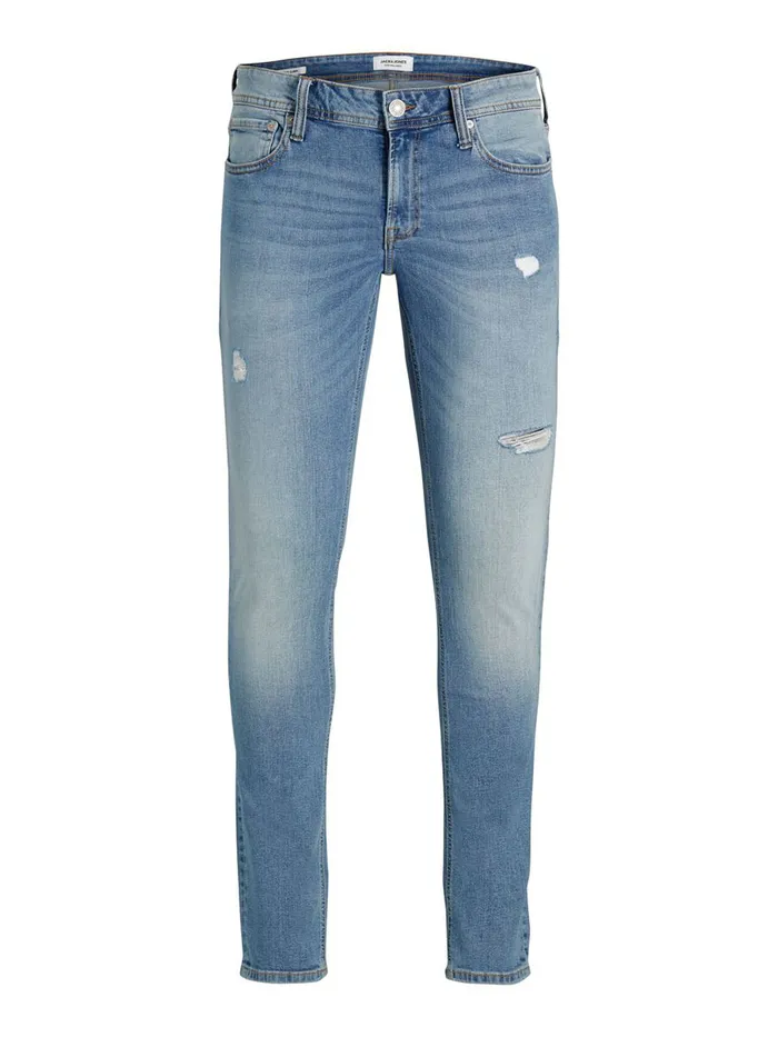 Jeans JACK and JONES Mens LIAM ORIGINAL NA 037 SKINNY FIT JEANS Blue Blue Denim