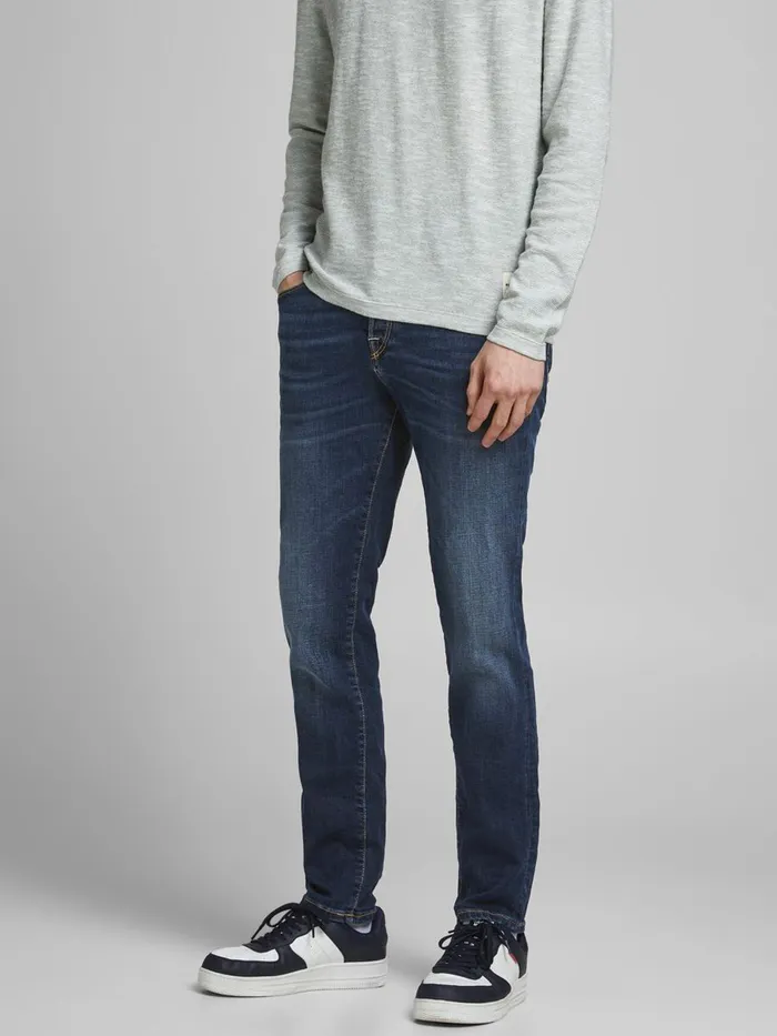 Jeans JACK and JONES Mens TIM ICON BL 936 SLIMSTRAIGHT FIT JEANS Blue Blue Denim Jeans JACK and JONES Mens TIM ICON BL 936 SLIMSTRAIGHT FIT JEANS Blue Blue Denim