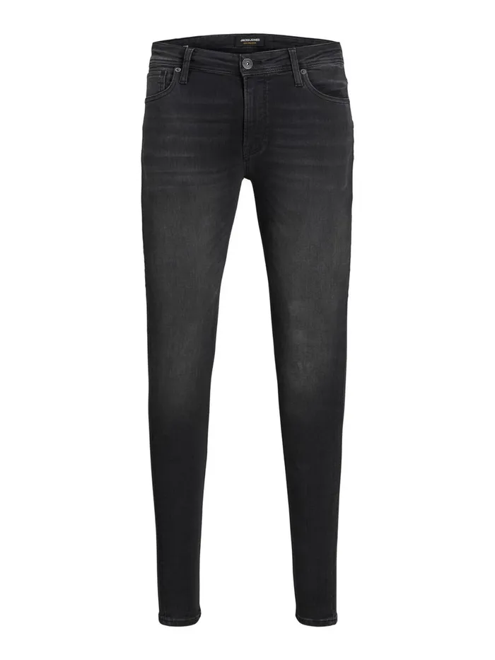 Jeans JACK and JONES Mens TOM ORIGINAL JOS 010 SPS SKINNY FIT JEANS Grey Black Denim