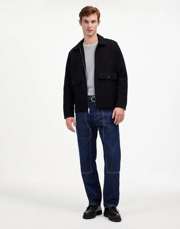 Jeans Men Madewell Relaxed Straight Workwear Jeans Rinse