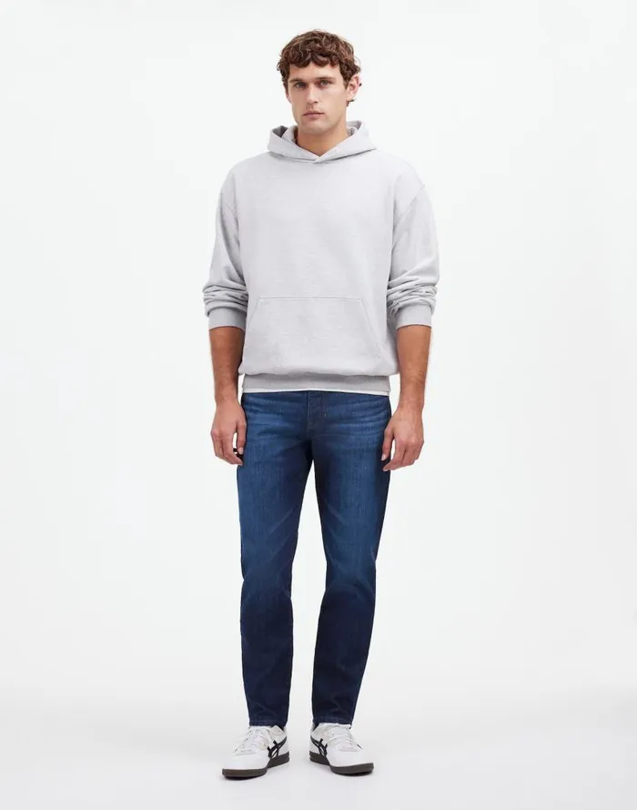 Jeans Men Madewell Relaxed Taper Jeans Limestone Wash