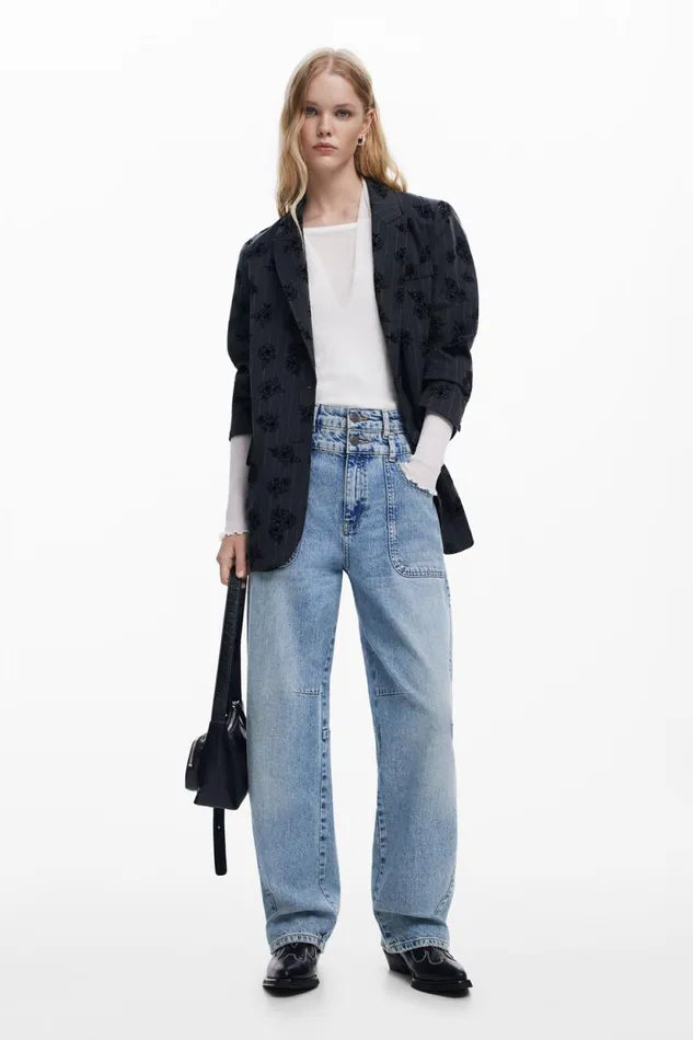 Jeans Women Desigual Jeans Blue