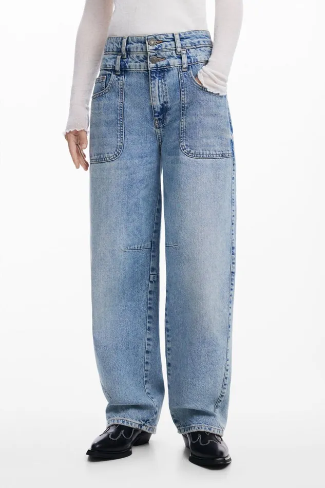 Jeans Women Desigual Jeans Blue