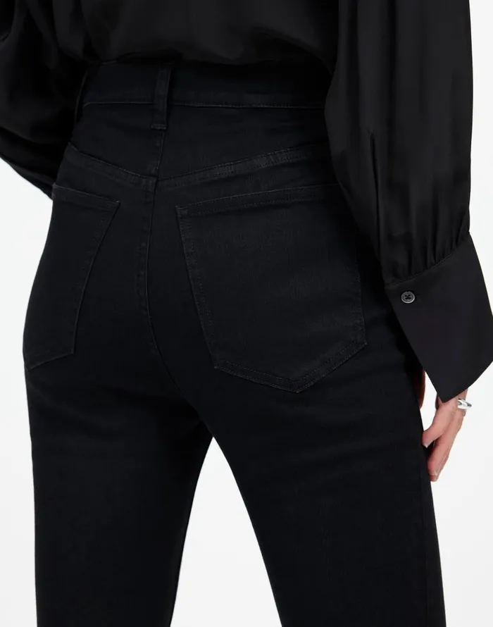 Jeans Women Madewell 10034 HighRise Skinny Jeans Black Frost