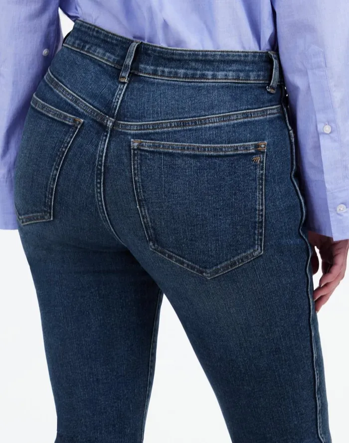 Jeans Women Madewell Curvy Stovepipe Jeans Deming Wash