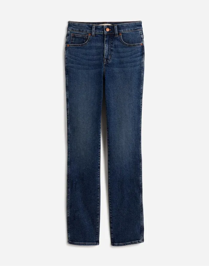 Jeans Women Madewell Curvy Stovepipe Jeans Deming Wash