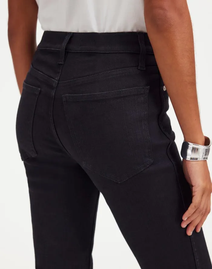 Jeans Women Madewell Stovepipe Jeans Black Rinse Wash