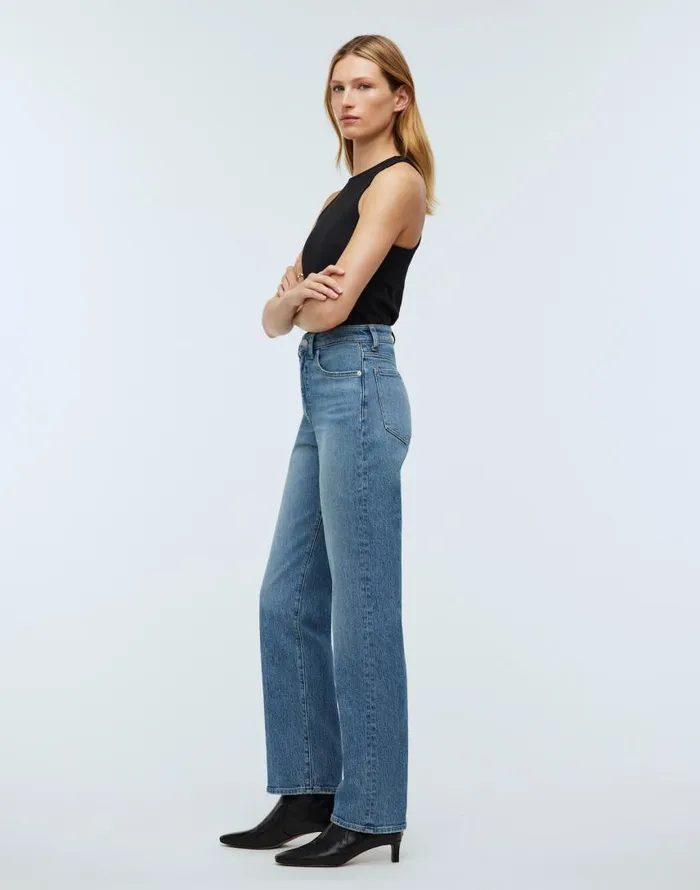 Jeans Women Madewell The 03990s Straight Jean Rondell Wash