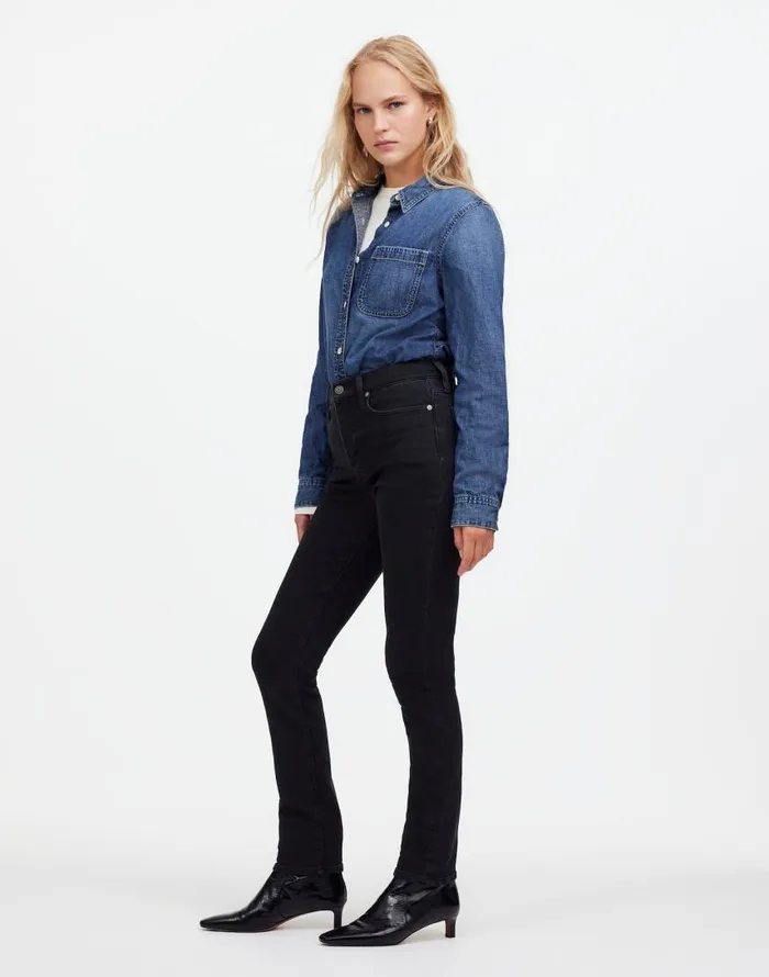 Jeans Women Madewell The Perfect Vintage Jean Black Frost
