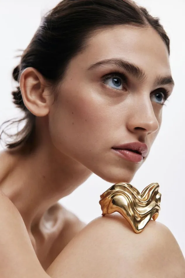Jewelry Women Desigual Zalio Goldplated Heart Bracelet Materialfinishes