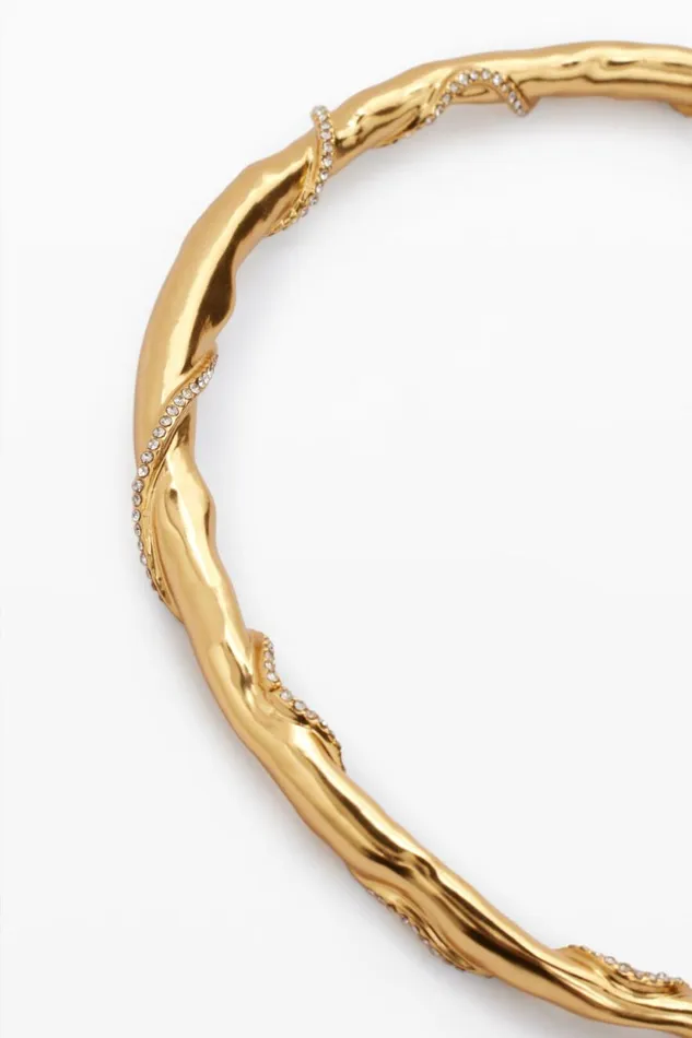 Jewelry Women Desigual Zalio Goldplated Rigid Necklace Materialfinishes