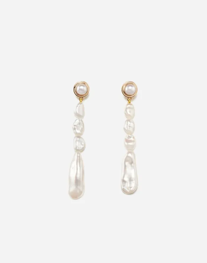 Jewelry Women Madewell AGMES Short Emmanuelle Earrings Gold