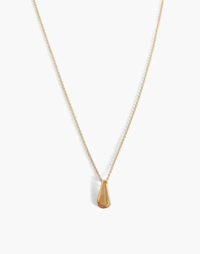 Jewelry Women Madewell Kinn Studio Teardrop Necklace Gold