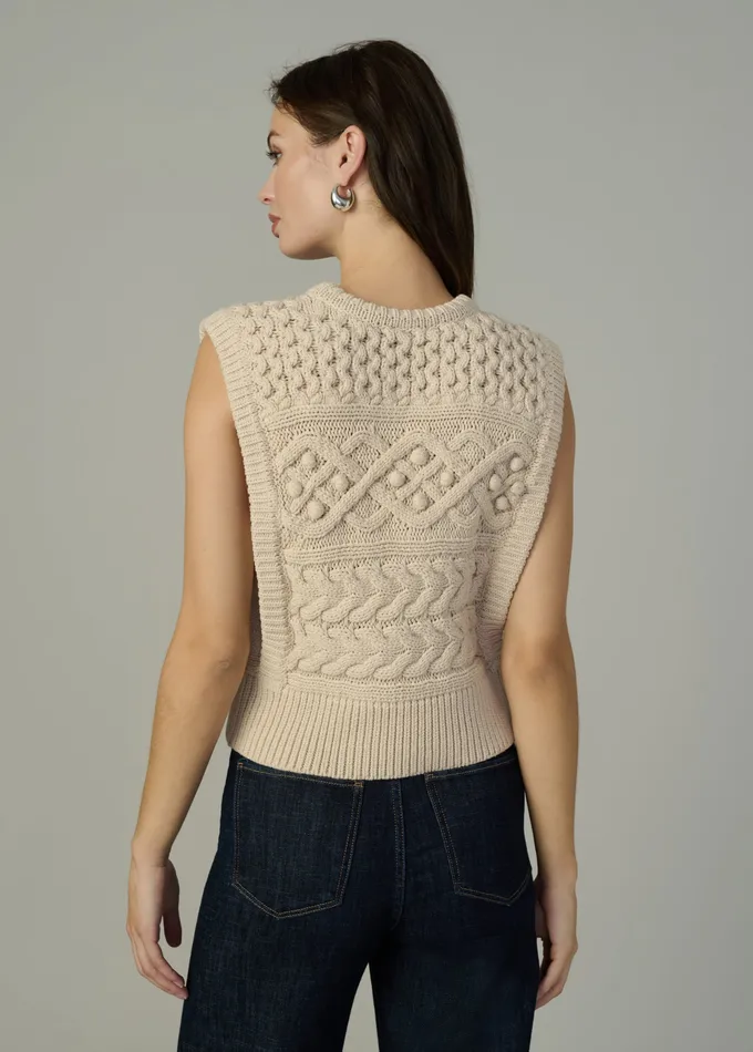 Joe8217s Jeans Sweaters Women THE CLARA SWEATER VEST Milk