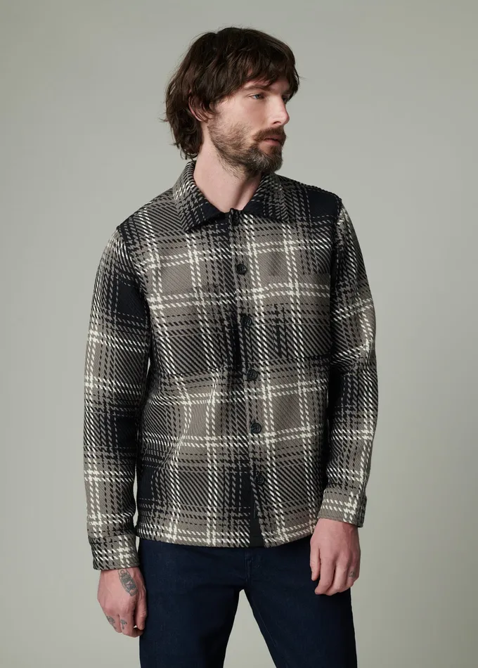 Joe8217s Jeans Tops Tees Men LEON PLAID OVERSHIRT Shadow Plaid