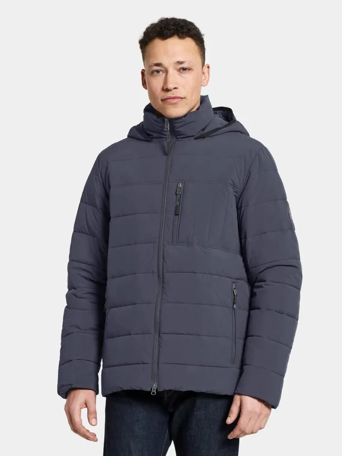 Jona Jacket Dark Night Blue Men Didriksons Insulated Jackets