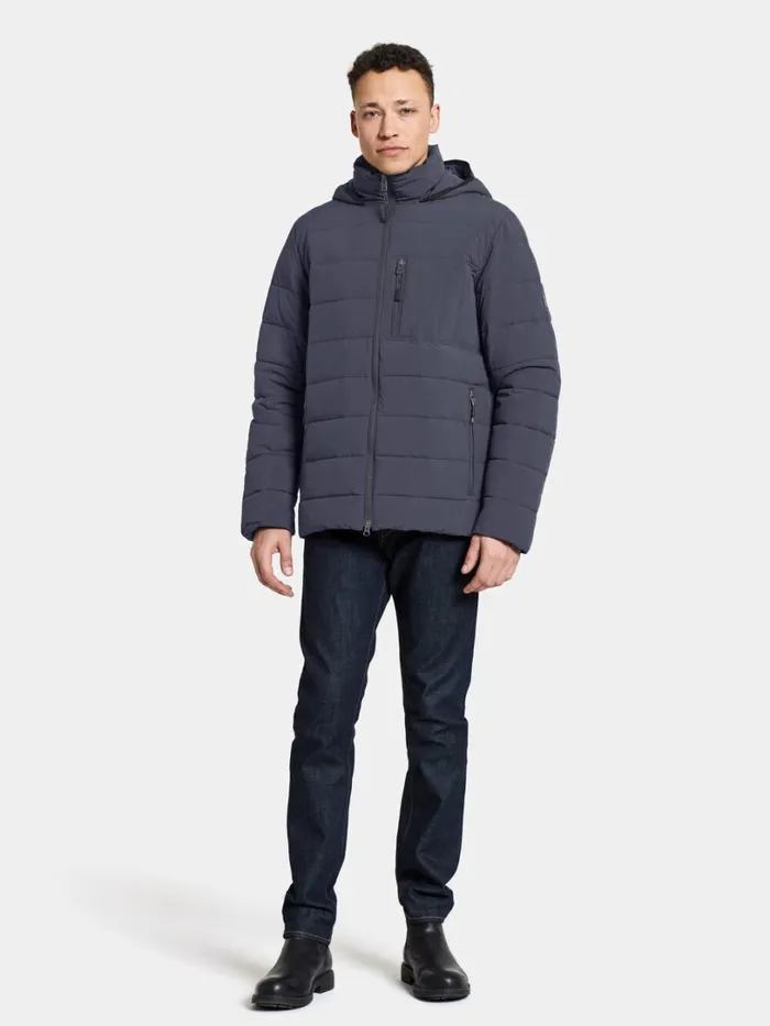 Jona Jacket Dark Night Blue Men Didriksons Insulated Jackets