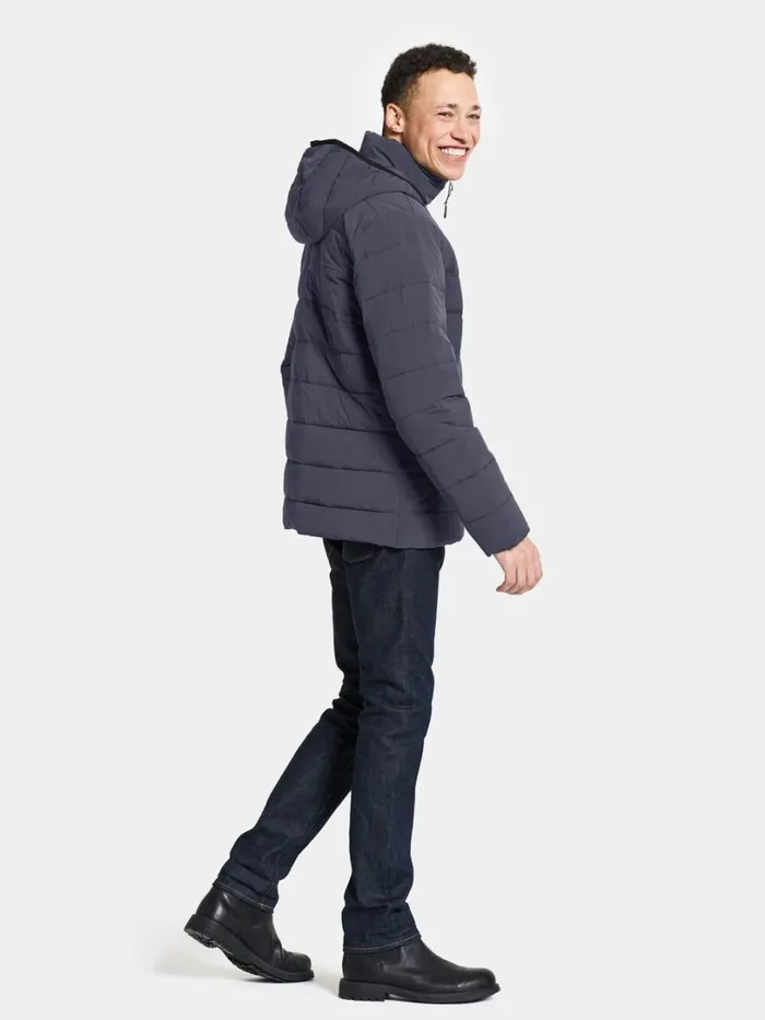 Jona Jacket Dark Night Blue Men Didriksons Insulated Jackets