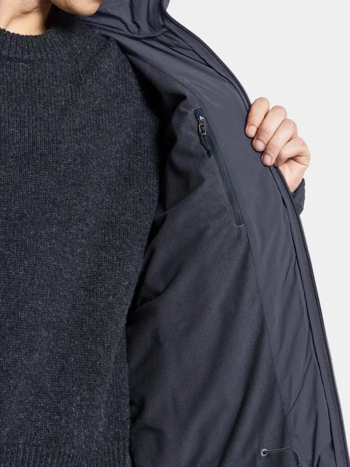 Jona Jacket Dark Night Blue Men Didriksons Insulated Jackets