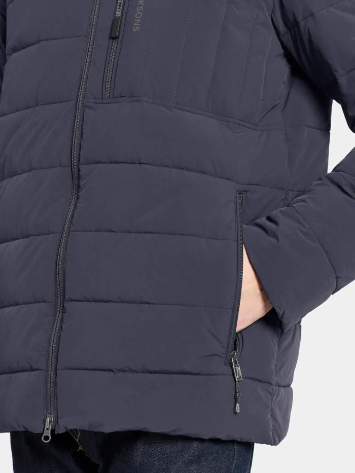 Jona Jacket Dark Night Blue Men Didriksons Insulated Jackets