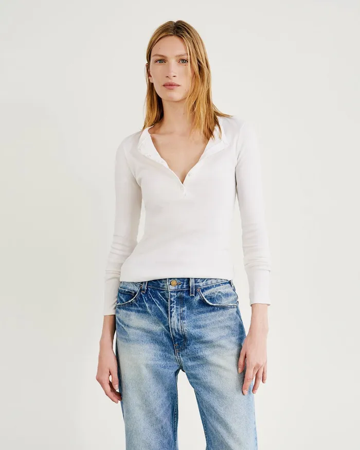 JORDAN HENLEY Jet Black Women Nili Lotan Tops