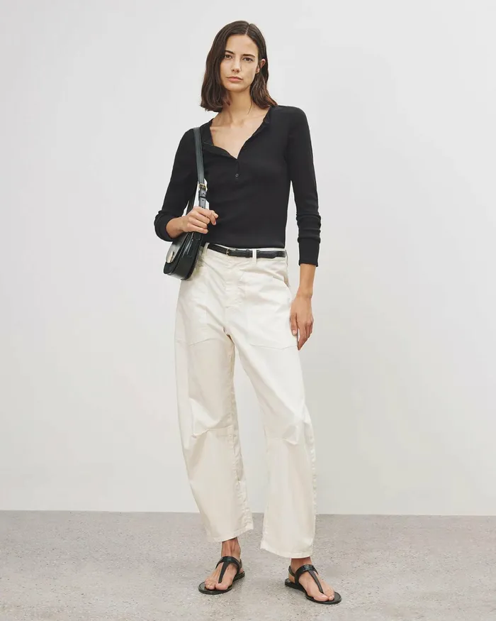 JORDAN HENLEY Jet Black Women Nili Lotan Tops
