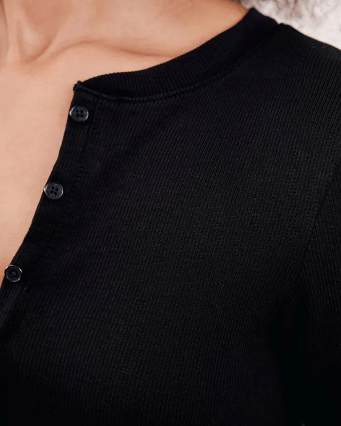 JORDAN HENLEY Jet Black Women Nili Lotan Tops